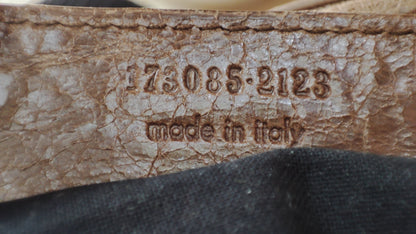 Balenciaga Motocross Brief Giant Chocolate Brown Bag