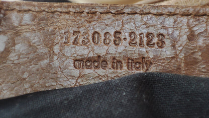 Balenciaga Motocross Brief Giant Chocolate Brown Bag