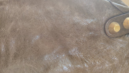 Balenciaga Motocross Brief Giant Chocolate Brown Bag