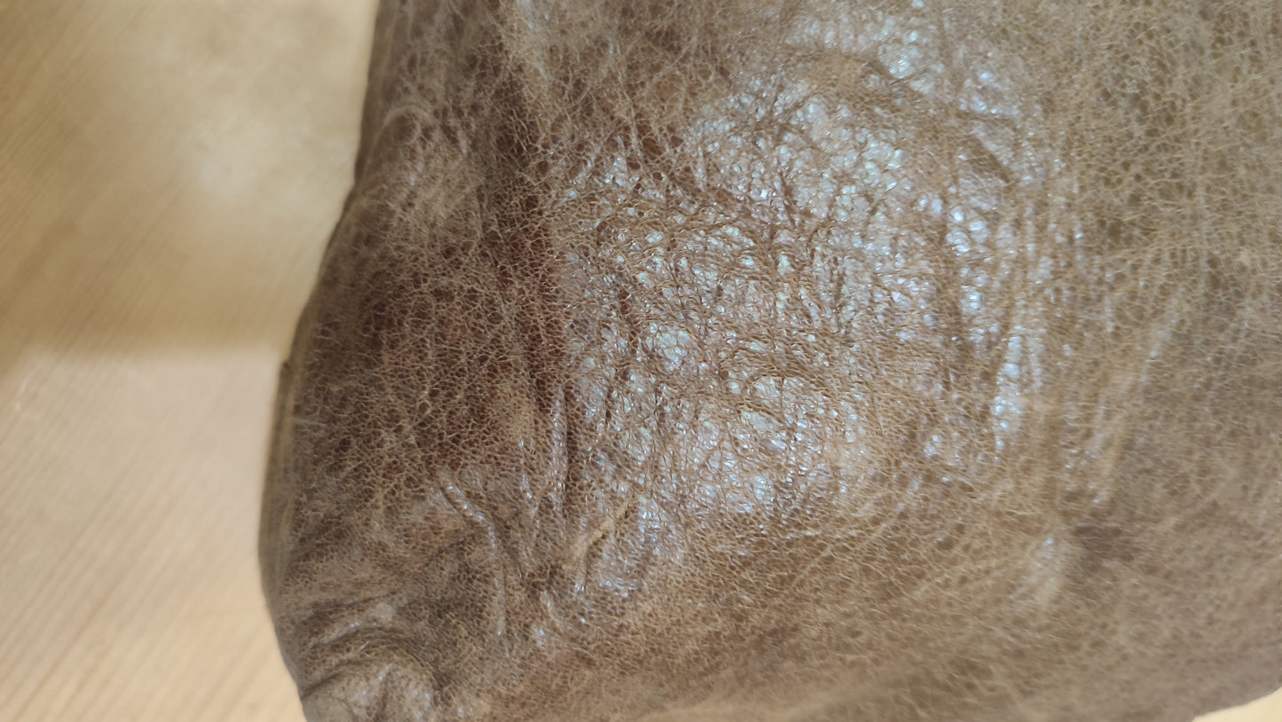 Balenciaga Motocross Brief Giant Chocolate Brown Bag