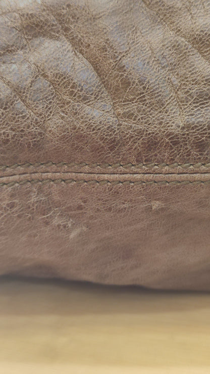 Balenciaga Motocross Brief Giant Chocolate Brown Bag