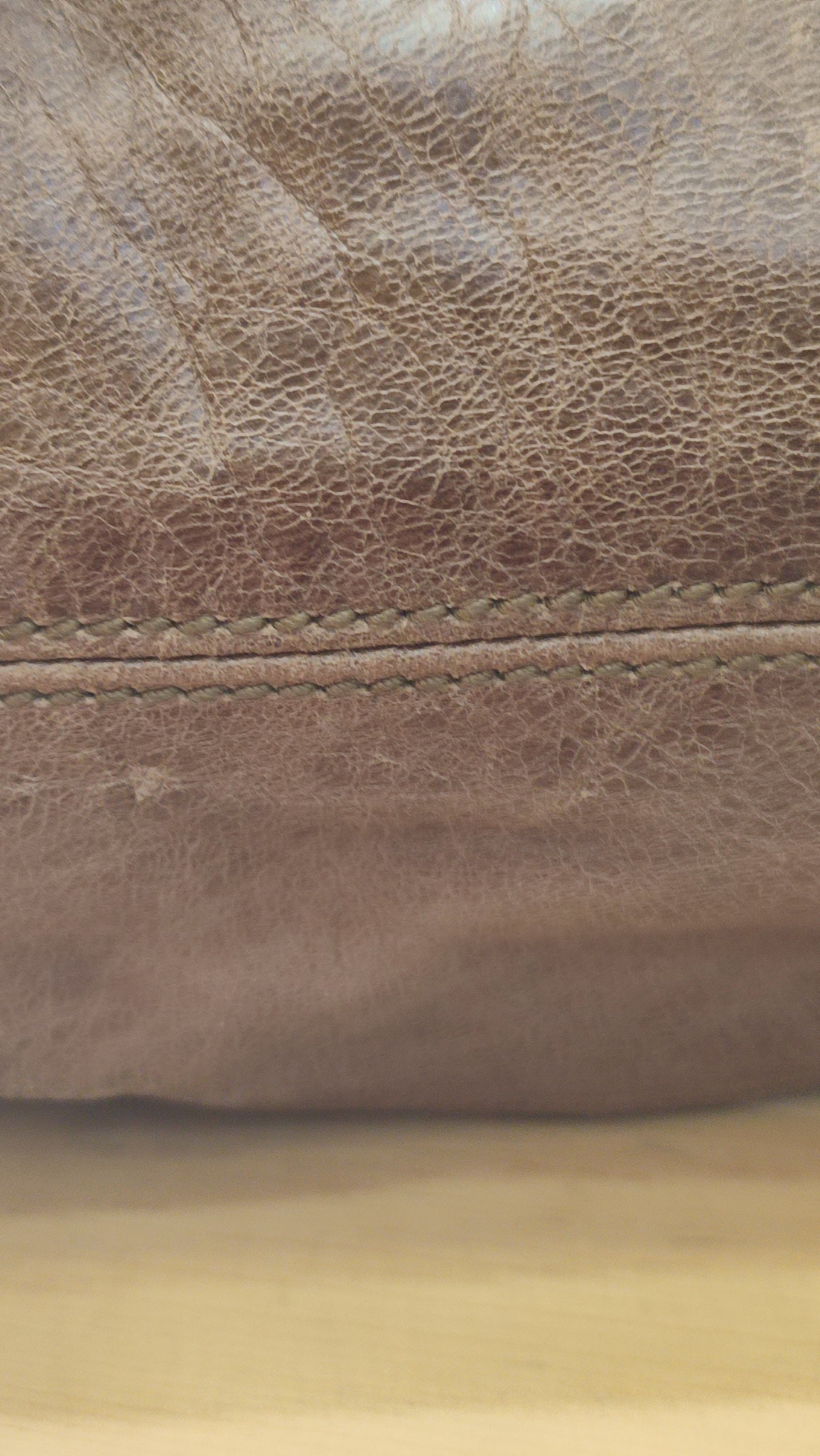 Balenciaga Motocross Brief Giant Chocolate Brown Bag