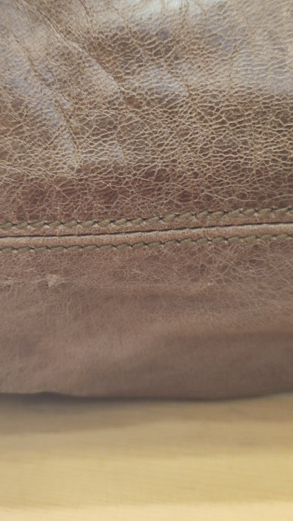 Balenciaga Motocross Brief Giant Chocolate Brown Bag