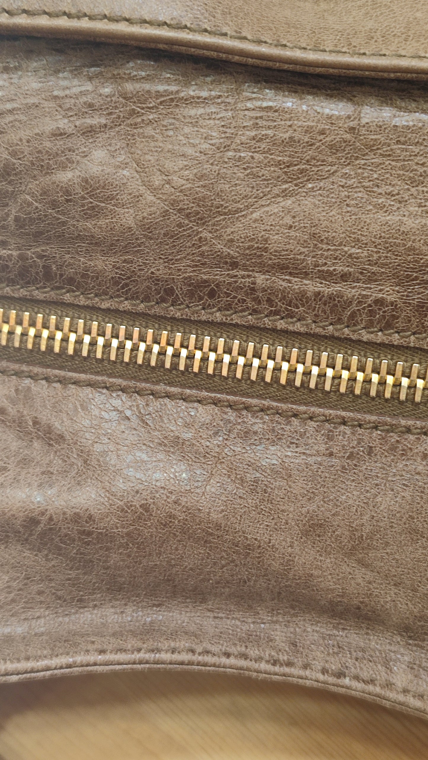 Balenciaga Motocross Brief Giant Chocolate Brown Bag