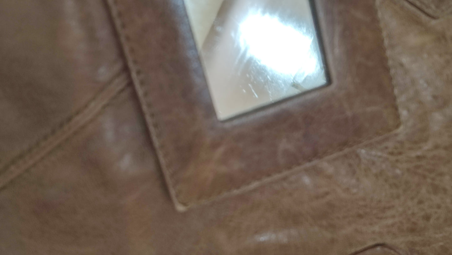 Balenciaga Motocross Brief Giant Chocolate Brown Bag