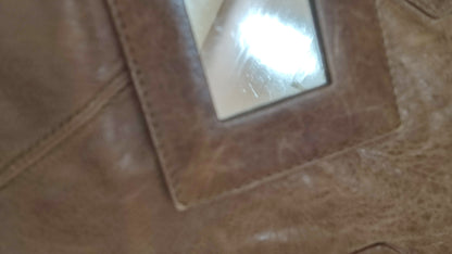 Balenciaga Motocross Brief Giant Chocolate Brown Bag