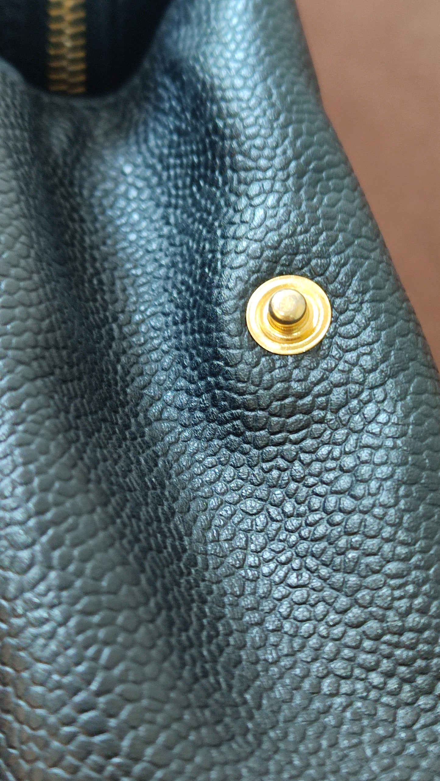 Chanel Triple Coco CC Chain Caviar Shoulder Bag Black Caviar Series 4