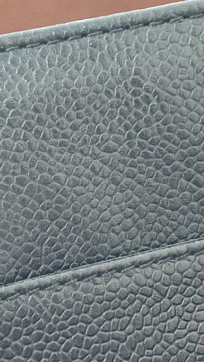 Chanel Triple Coco CC Chain Caviar Shoulder Bag Black Caviar Series 4