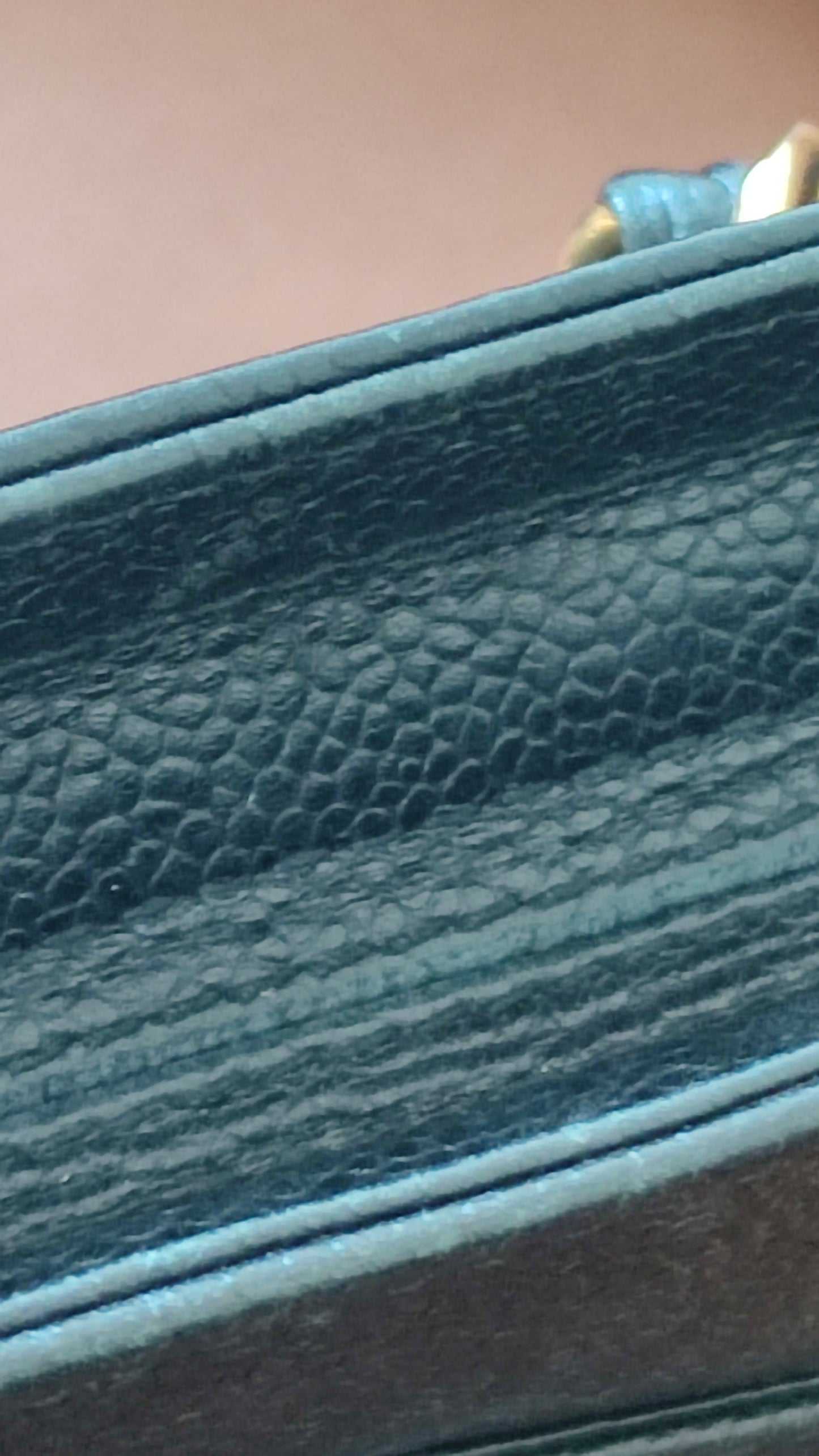 Chanel Triple Coco CC Chain Caviar Shoulder Bag Black Caviar Series 4