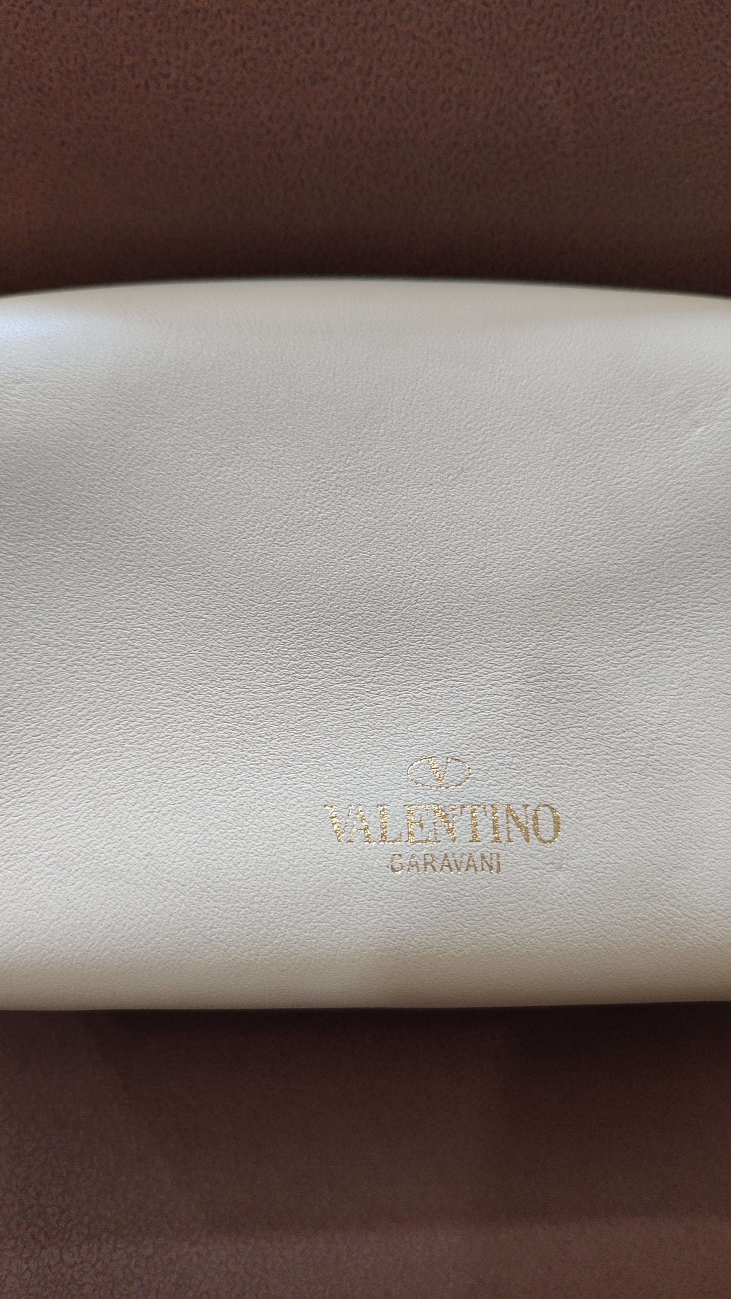 Valentino Garavani Rockstud Mini Ivory Crossbody Bag