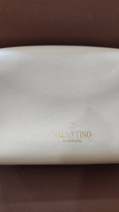 Valentino Garavani Rockstud Mini Ivory Crossbody Bag
