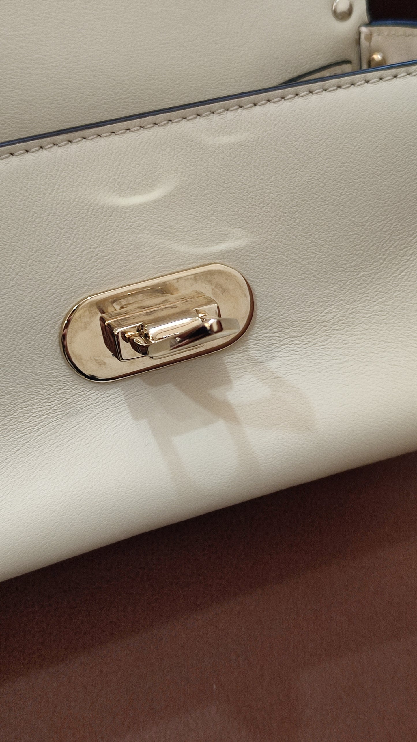 Valentino Garavani Rockstud Mini Ivory Crossbody Bag