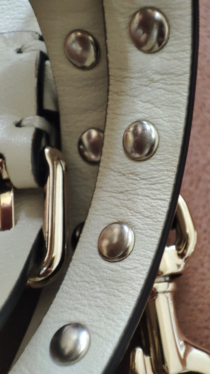 Valentino Garavani Rockstud Mini Ivory Crossbody Bag