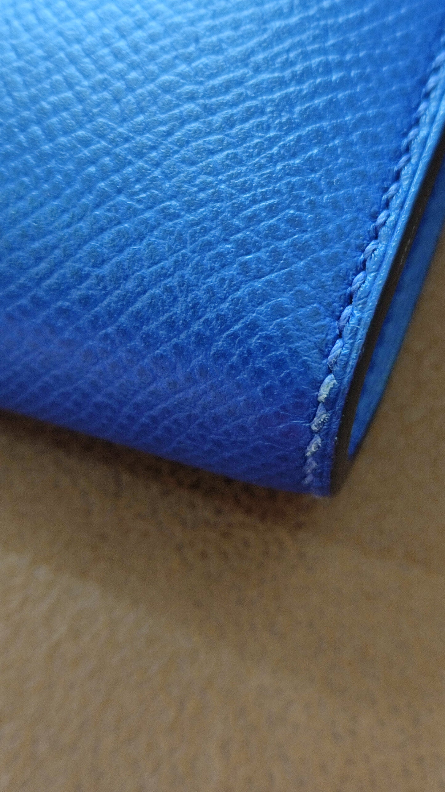 Hermes Constance Long Wallet Epsom Bleu Royal Stamp R 2014