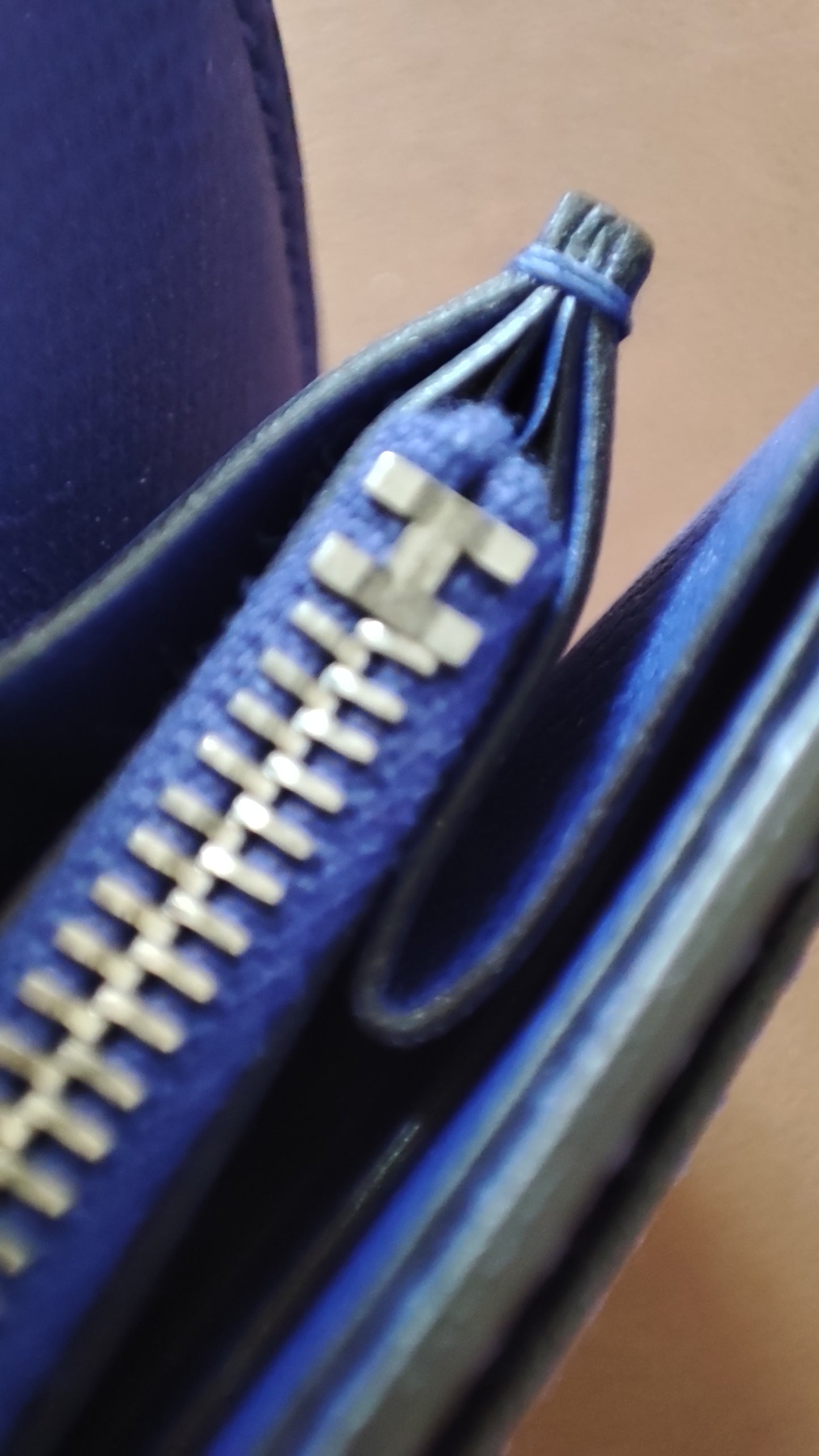 Hermes Constance Long Wallet Epsom Bleu Royal Stamp R 2014