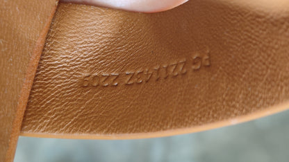 Hermes Elda Espadrille Brown Wedge Sandals Size 38