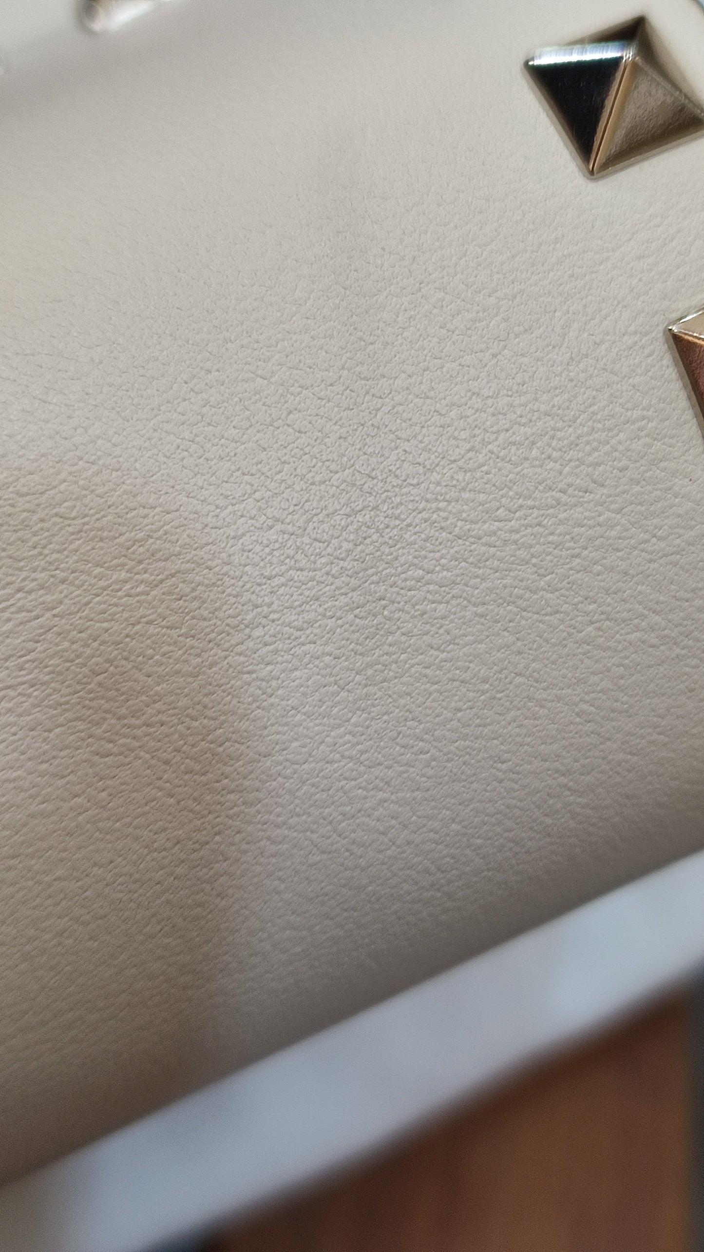 Valentino Garavani Rockstud Mini Ivory Crossbody Bag