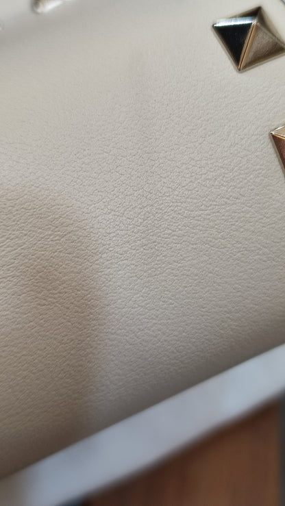 Valentino Garavani Rockstud Mini Ivory Crossbody Bag