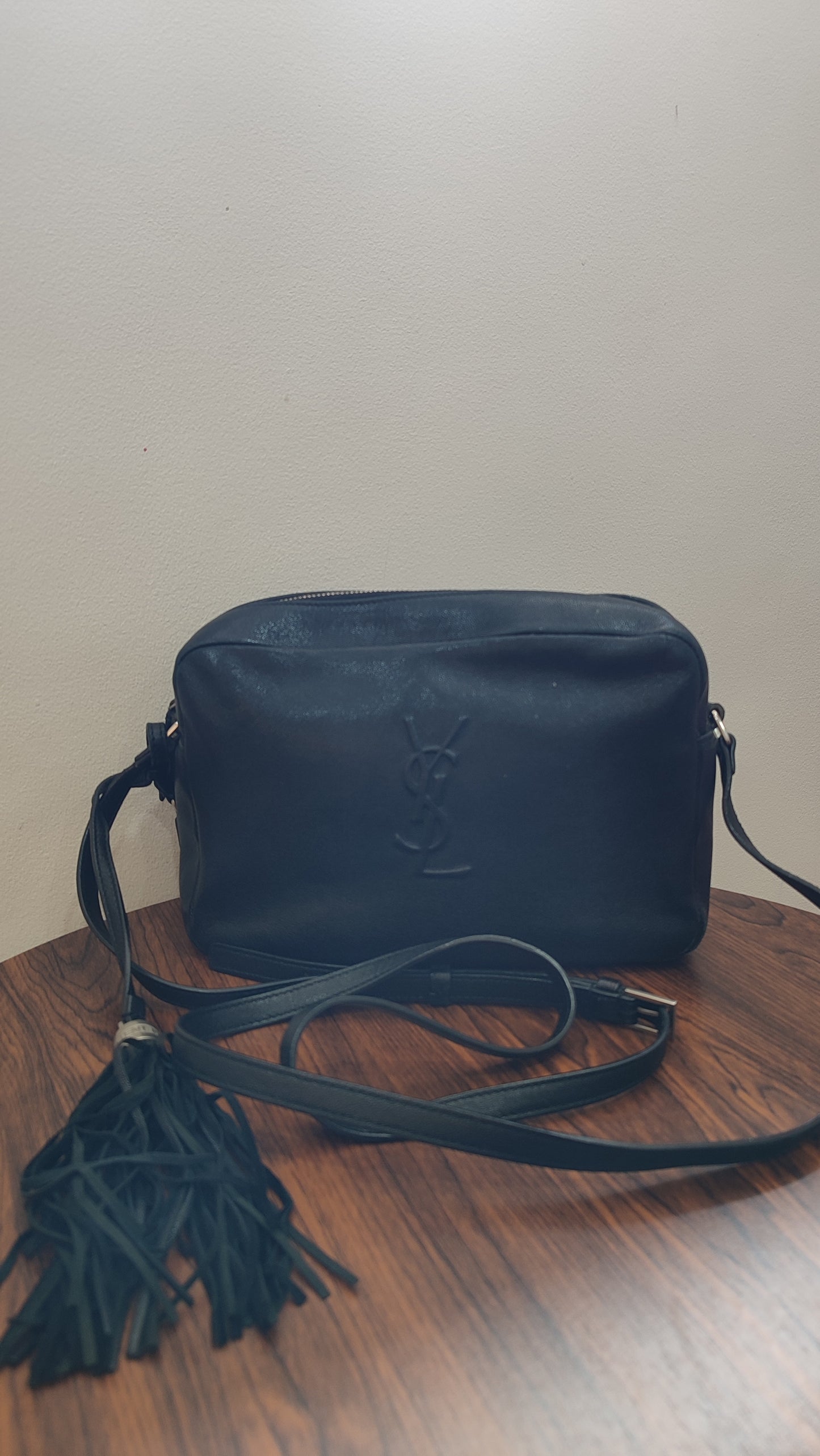Saint Laurent Lou Camera Bag Lambskin Black