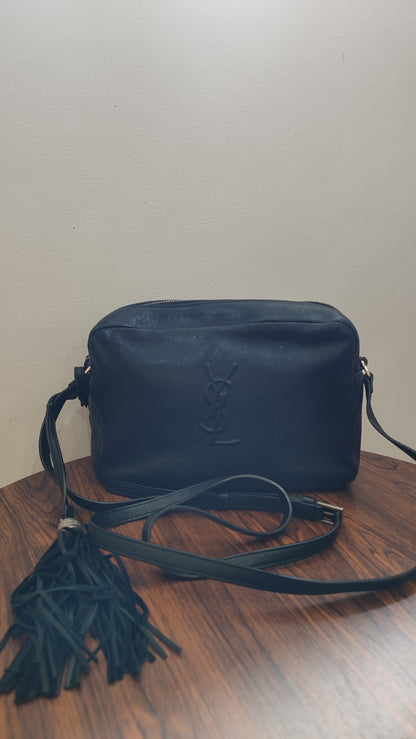 Saint Laurent Lou Camera Bag Lambskin Black