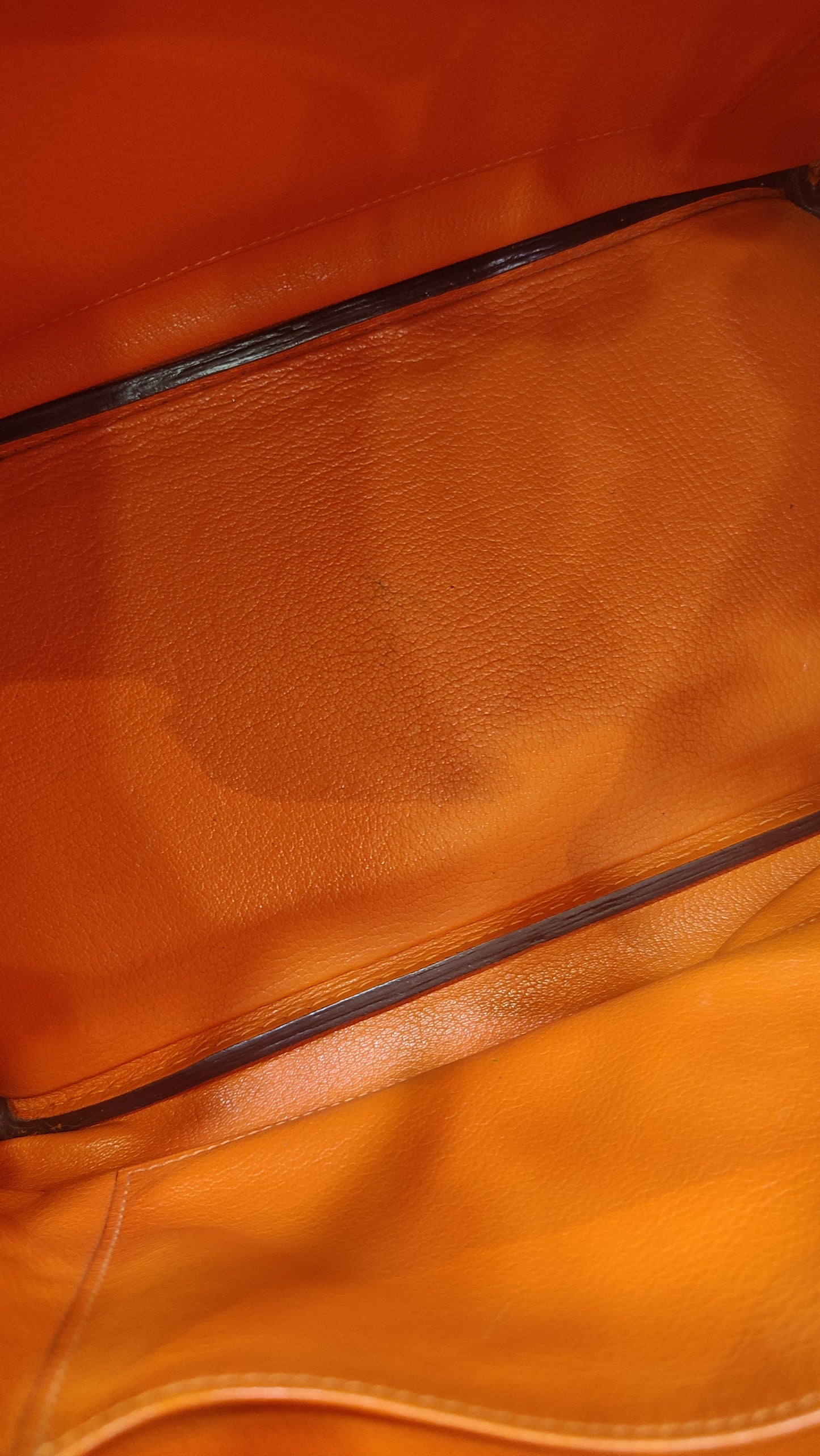 Hermes Birkin 30 Orange Epsom Stamp I Square 2005