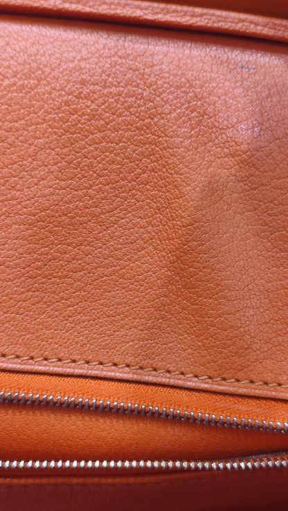 Hermes Birkin 30 Orange Epsom Stamp I Square 2005