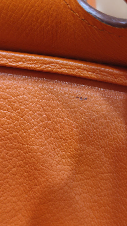 Hermes Birkin 30 Orange Epsom Stamp I Square 2005