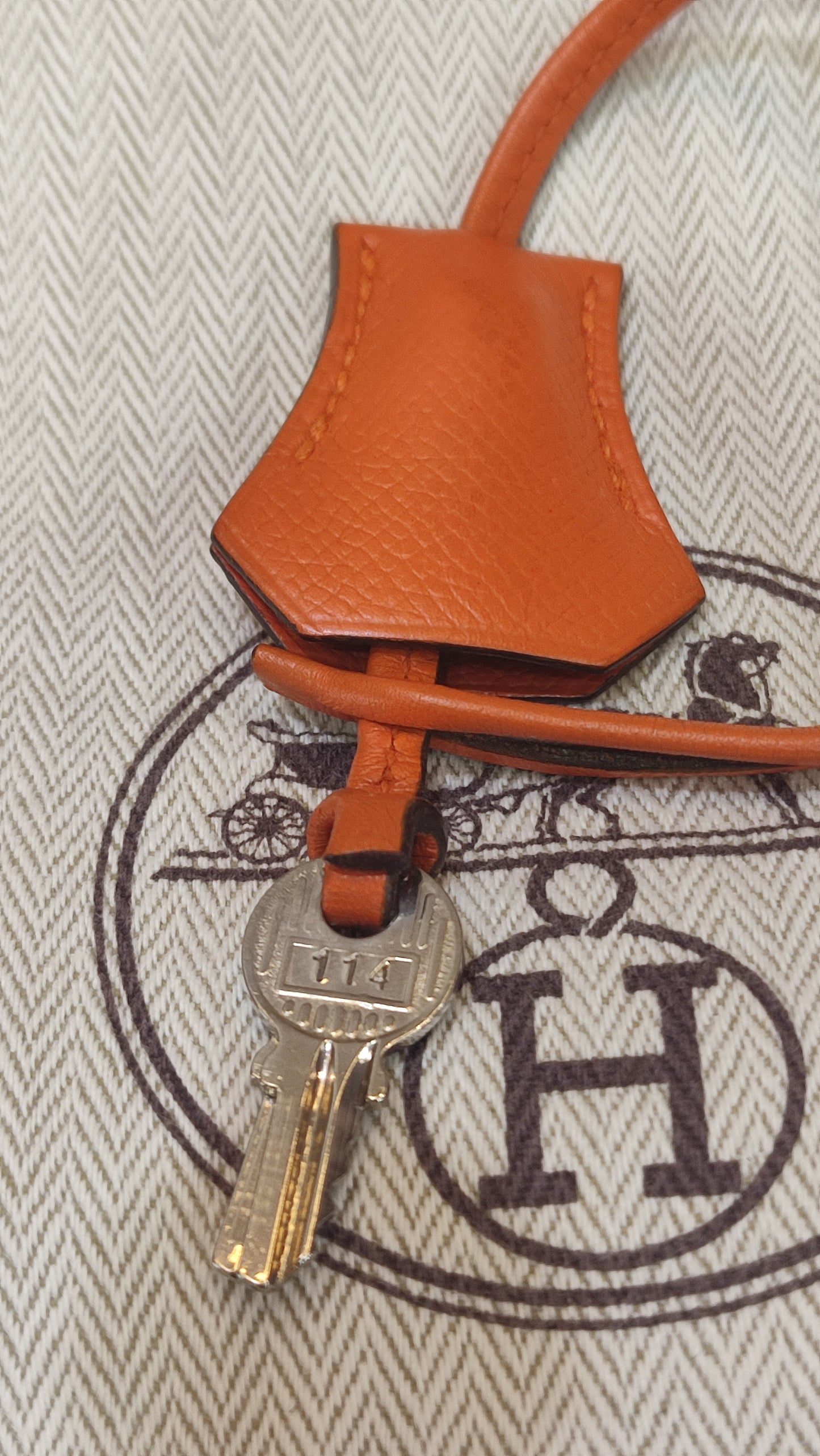 Hermes Birkin 30 Orange Epsom Stamp I Square 2005