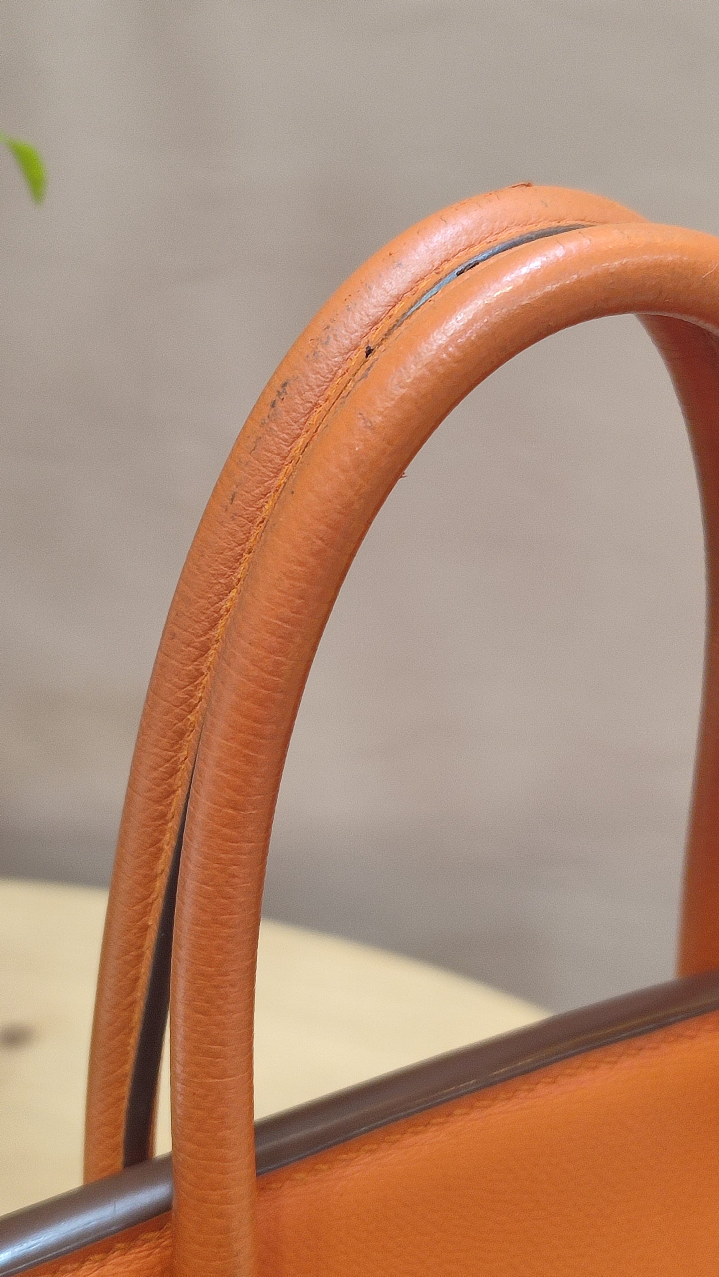 Hermes Birkin 30 Orange Epsom Stamp I Square 2005