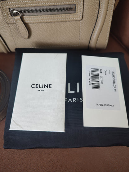 Celine Luggage Bag Dune Nano
