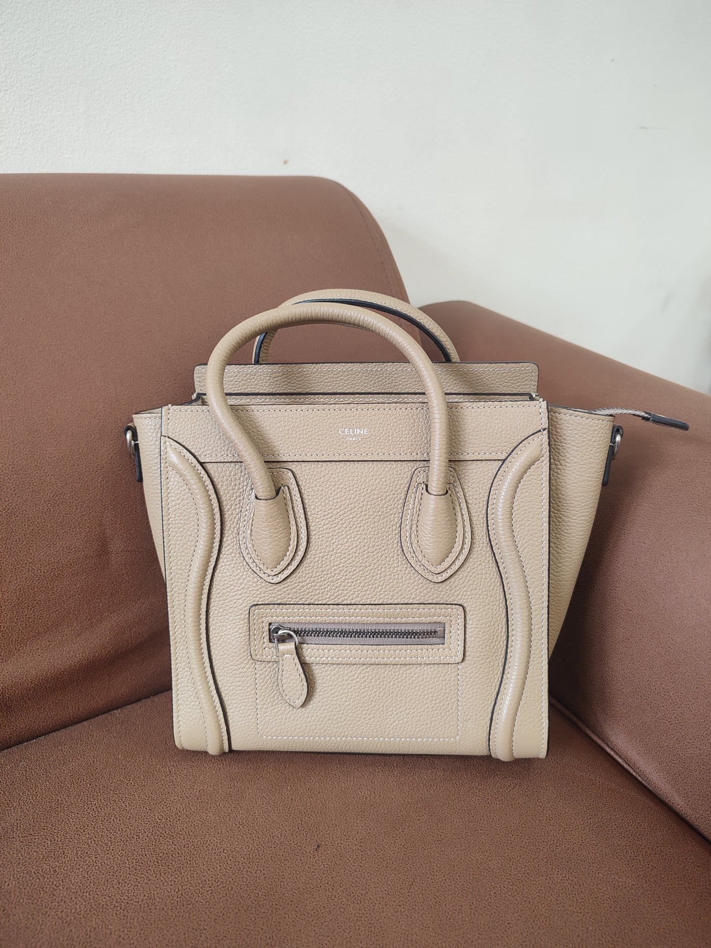 Celine Luggage Bag Dune Nano