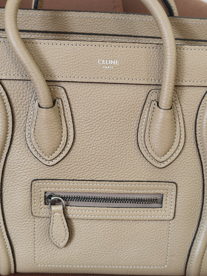 Celine Luggage Bag Dune Nano