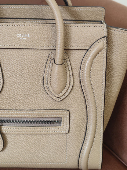 Celine Luggage Bag Dune Nano