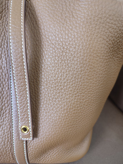 Hermes Picotin 22 Gold on Gold Clemence Stamp U 2022 Fullset