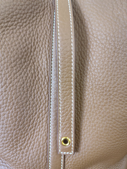 Hermes Picotin 22 Gold on Gold Clemence Stamp U 2022 Fullset