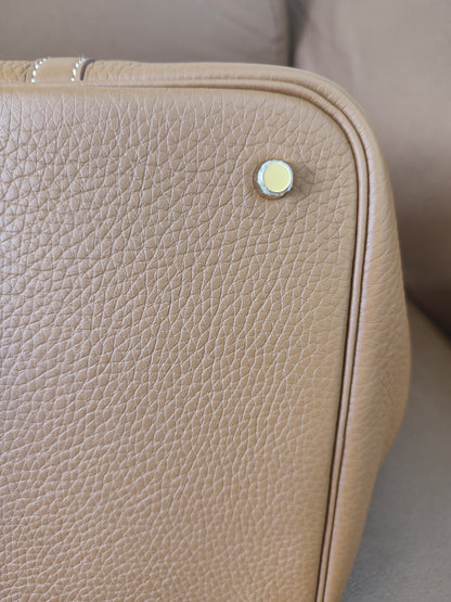 Hermes Picotin 22 Gold on Gold Clemence Stamp U 2022 Fullset