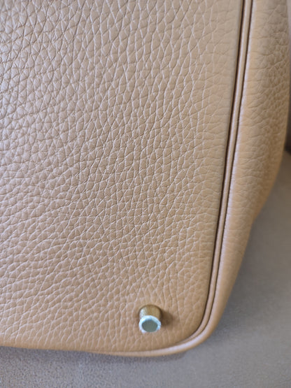 Hermes Picotin 22 Gold on Gold Clemence Stamp U 2022 Fullset