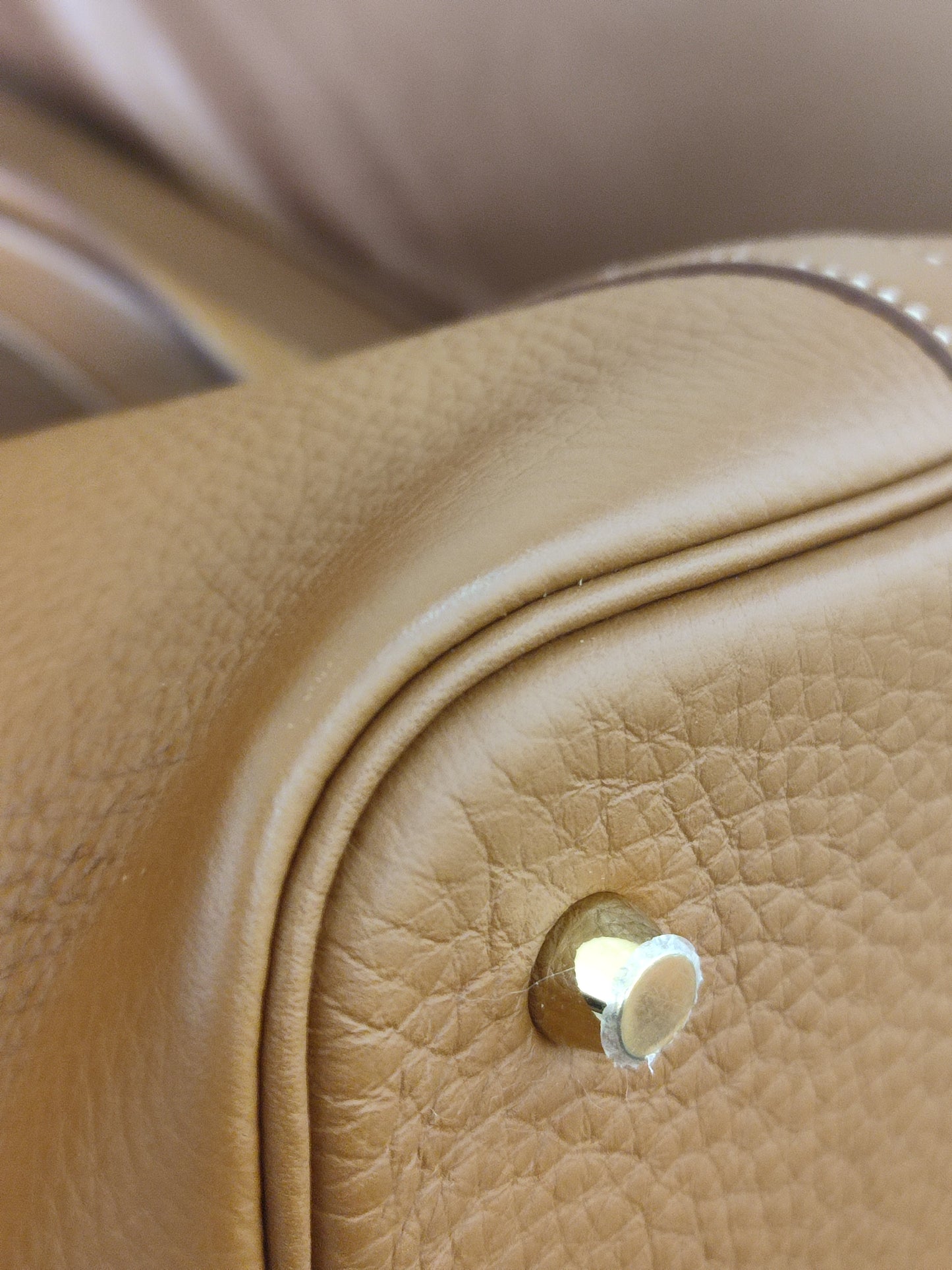 Hermes Picotin 22 Gold on Gold Clemence Stamp U 2022 Fullset