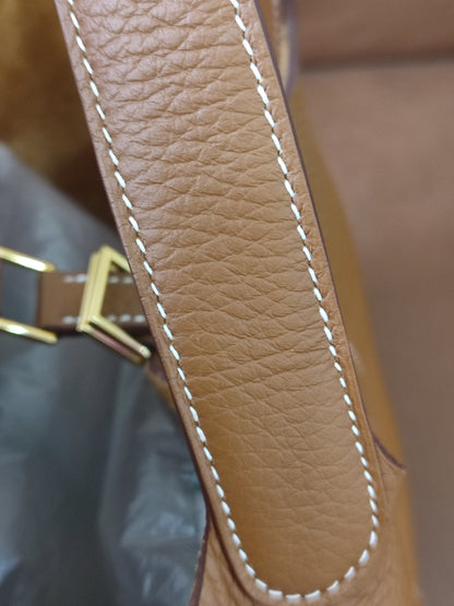 Hermes Picotin 22 Gold on Gold Clemence Stamp U 2022 Fullset