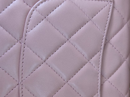 Chanel Classic Wallet On Chain Lambskin Pink GHW Chanel Classic Wallet On Chain Lambskin Pink Series 24
