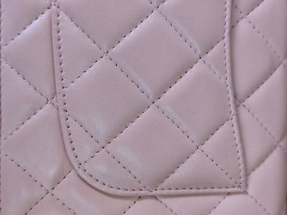 Chanel Classic Wallet On Chain Lambskin Pink GHW Chanel Classic Wallet On Chain Lambskin Pink Series 24