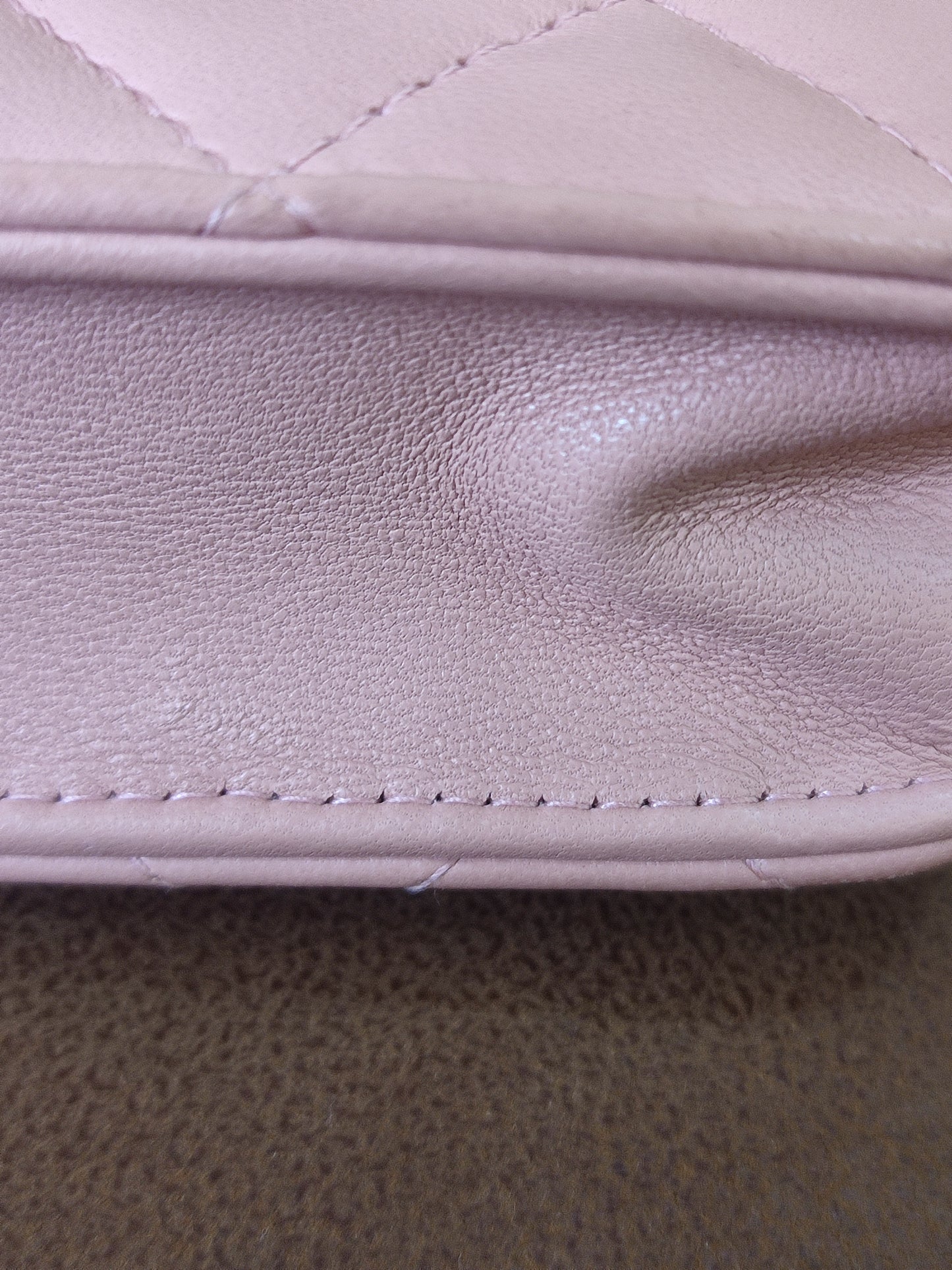 Chanel Classic Wallet On Chain Lambskin Pink GHW Chanel Classic Wallet On Chain Lambskin Pink Series 24