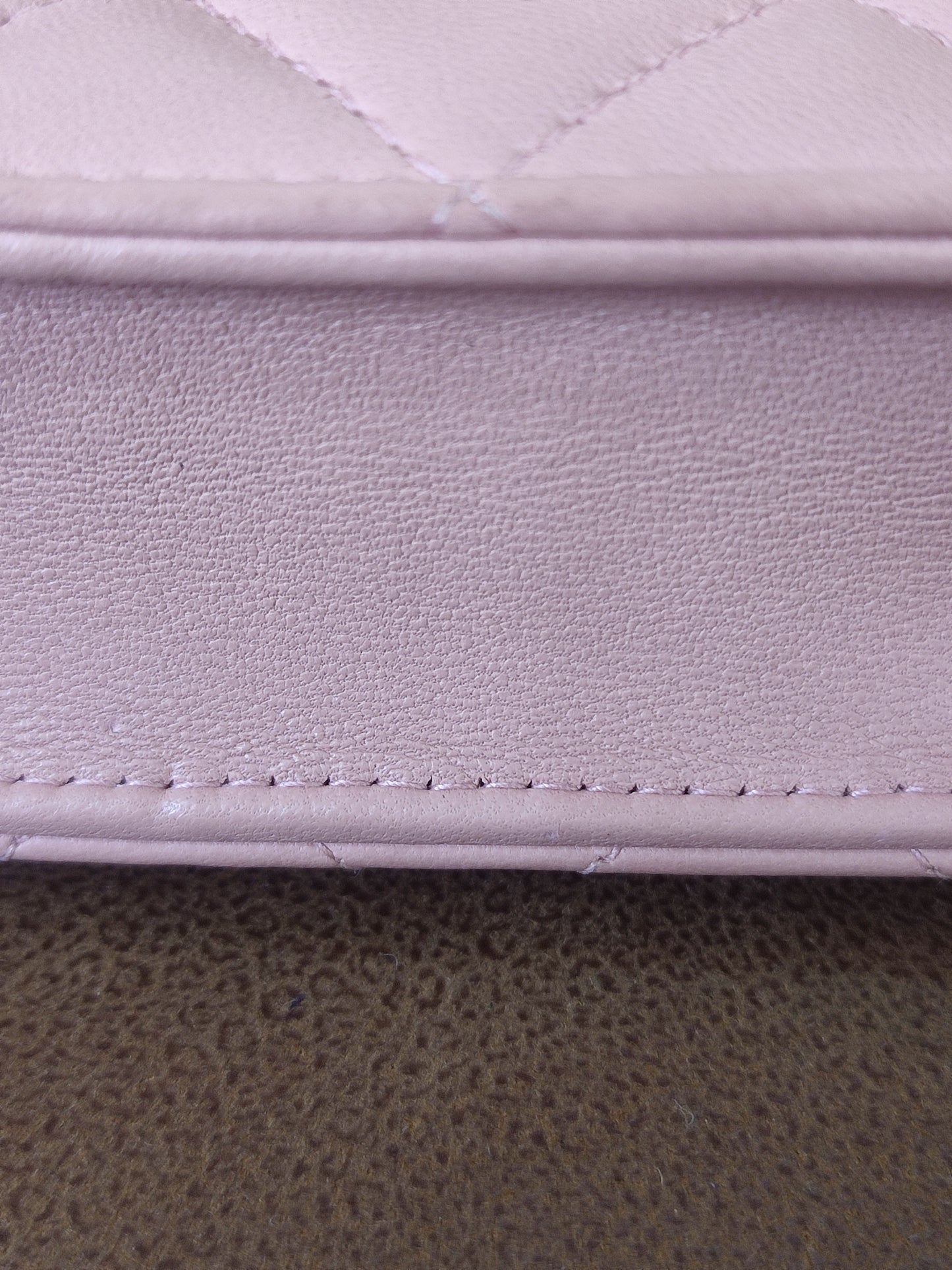 Chanel Classic Wallet On Chain Lambskin Pink GHW Chanel Classic Wallet On Chain Lambskin Pink Series 24