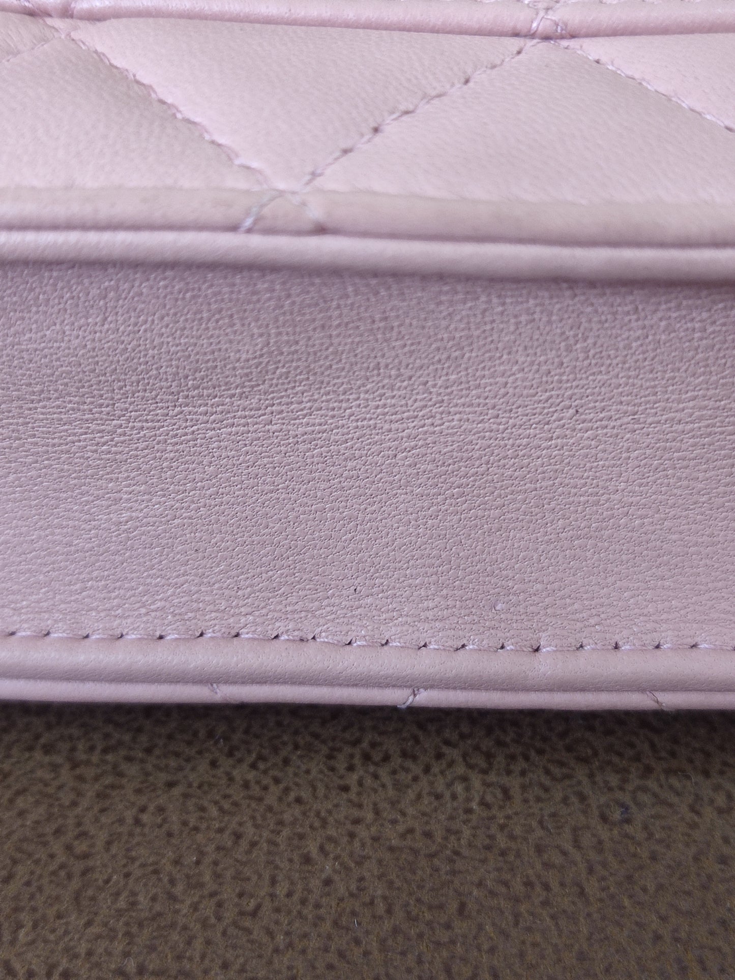 Chanel Classic Wallet On Chain Lambskin Pink GHW Chanel Classic Wallet On Chain Lambskin Pink Series 24