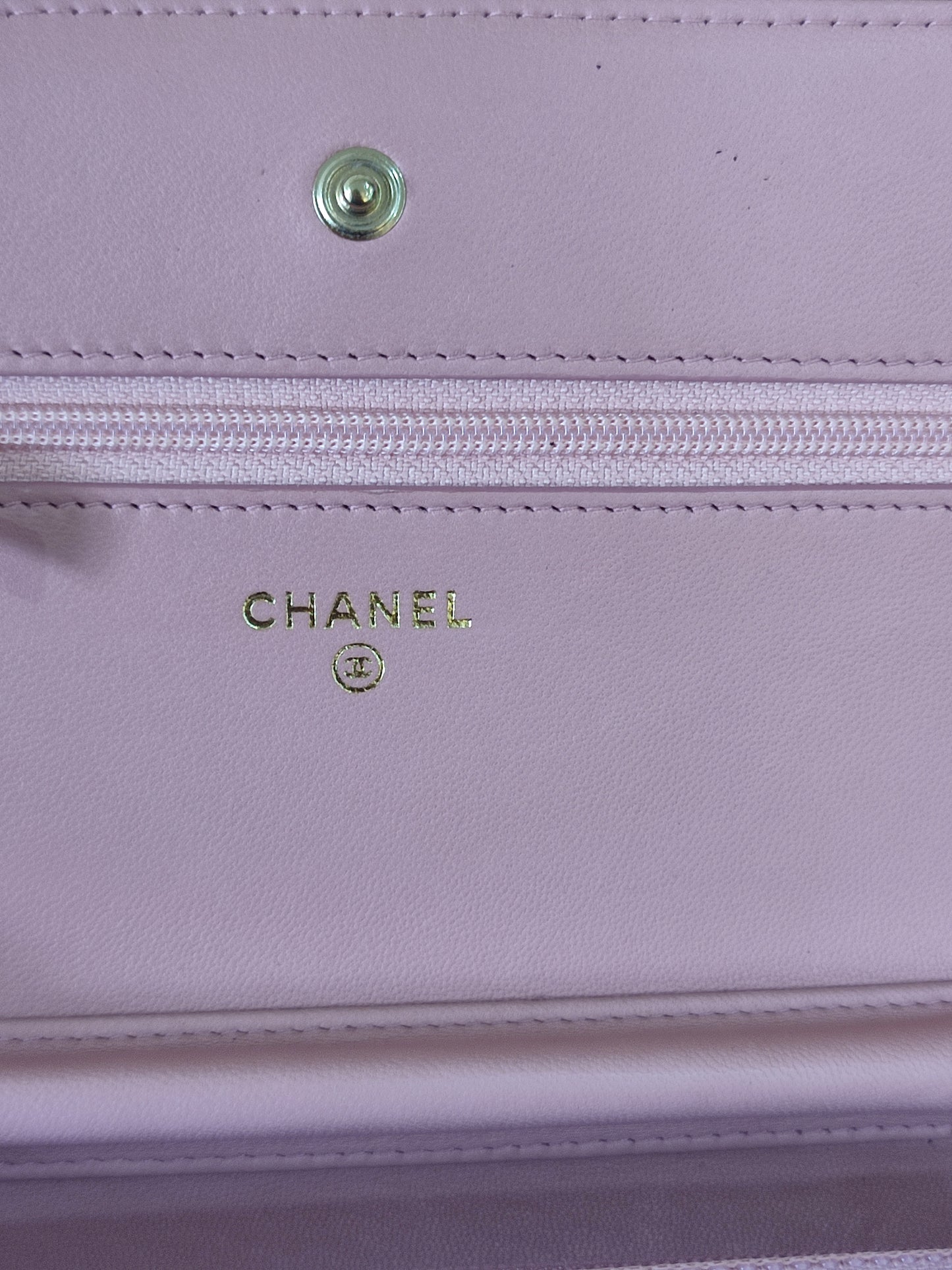 Chanel Classic Wallet On Chain Lambskin Pink GHW Chanel Classic Wallet On Chain Lambskin Pink Series 24