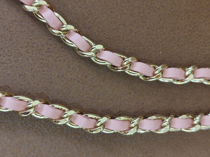 Chanel Classic Wallet On Chain Lambskin Pink GHW Chanel Classic Wallet On Chain Lambskin Pink Series 24