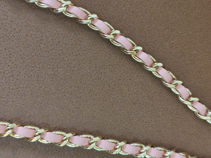 Chanel Classic Wallet On Chain Lambskin Pink GHW Chanel Classic Wallet On Chain Lambskin Pink Series 24