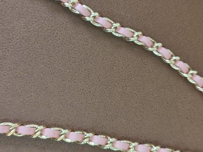 Chanel Classic Wallet On Chain Lambskin Pink GHW Chanel Classic Wallet On Chain Lambskin Pink Series 24