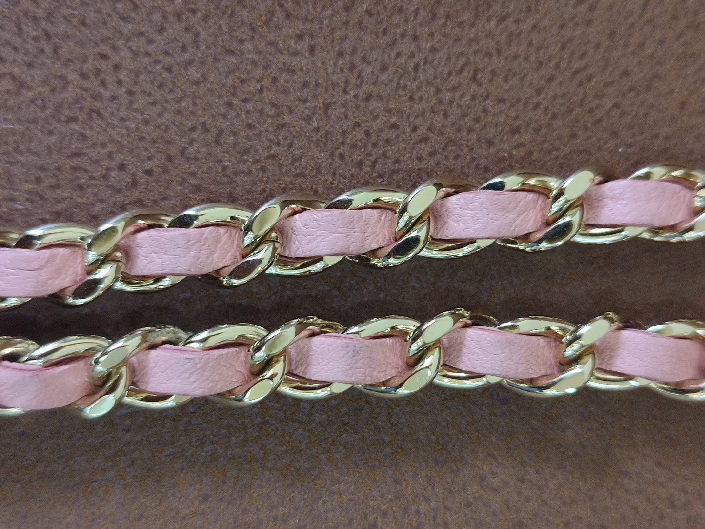 Chanel Classic Wallet On Chain Lambskin Pink GHW Chanel Classic Wallet On Chain Lambskin Pink Series 24