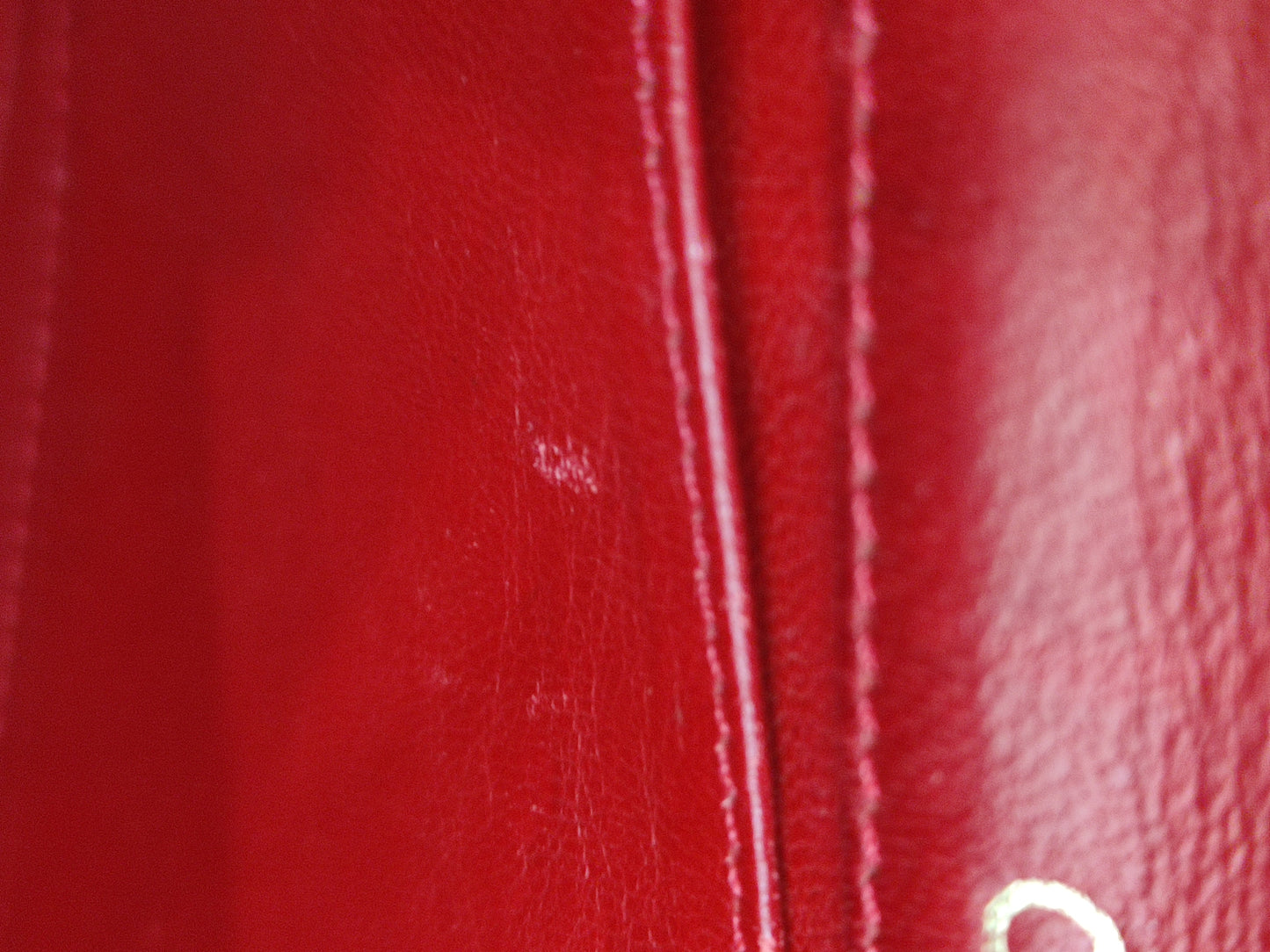 Chanel Vintage Lizard Flap Bag Red Series 1
